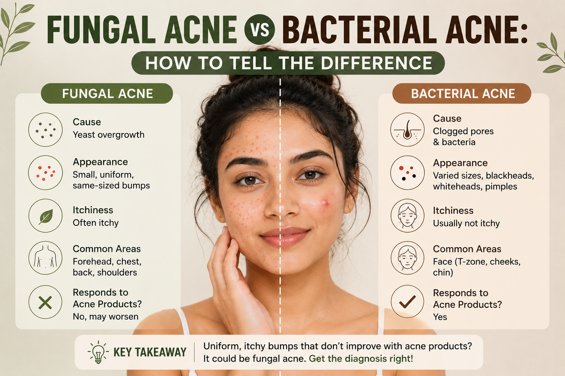 Fungal Acne vs Bacterial Acne How to Tell the Difference