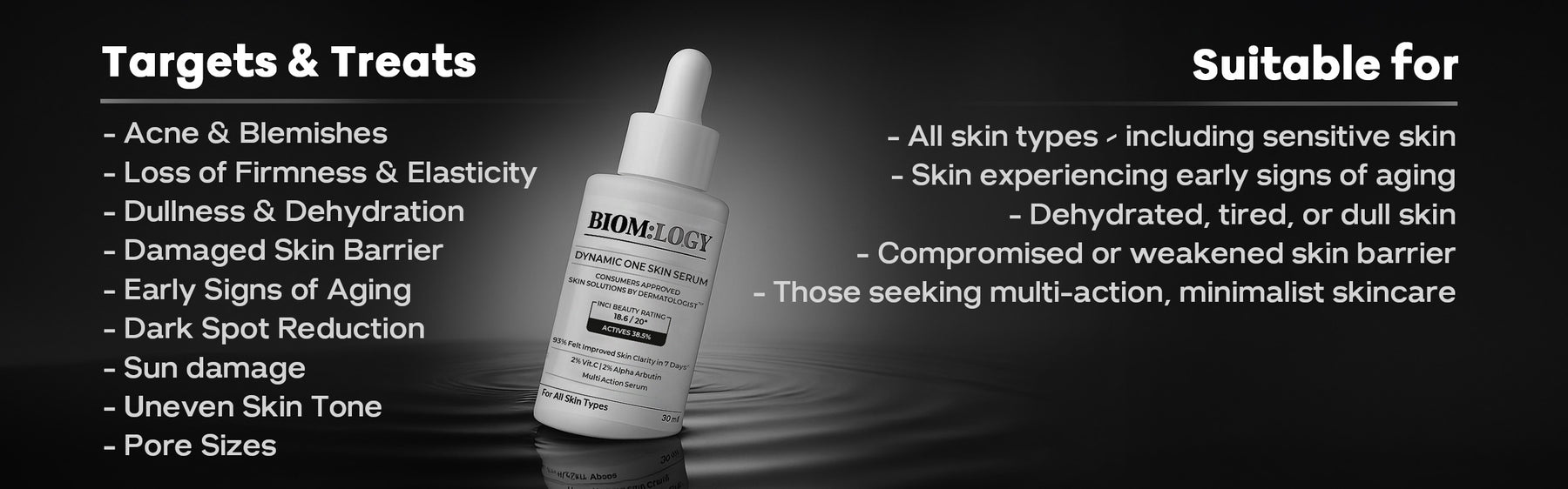 Multi Active Multi Tasking Face Serum. Clinically Proven.