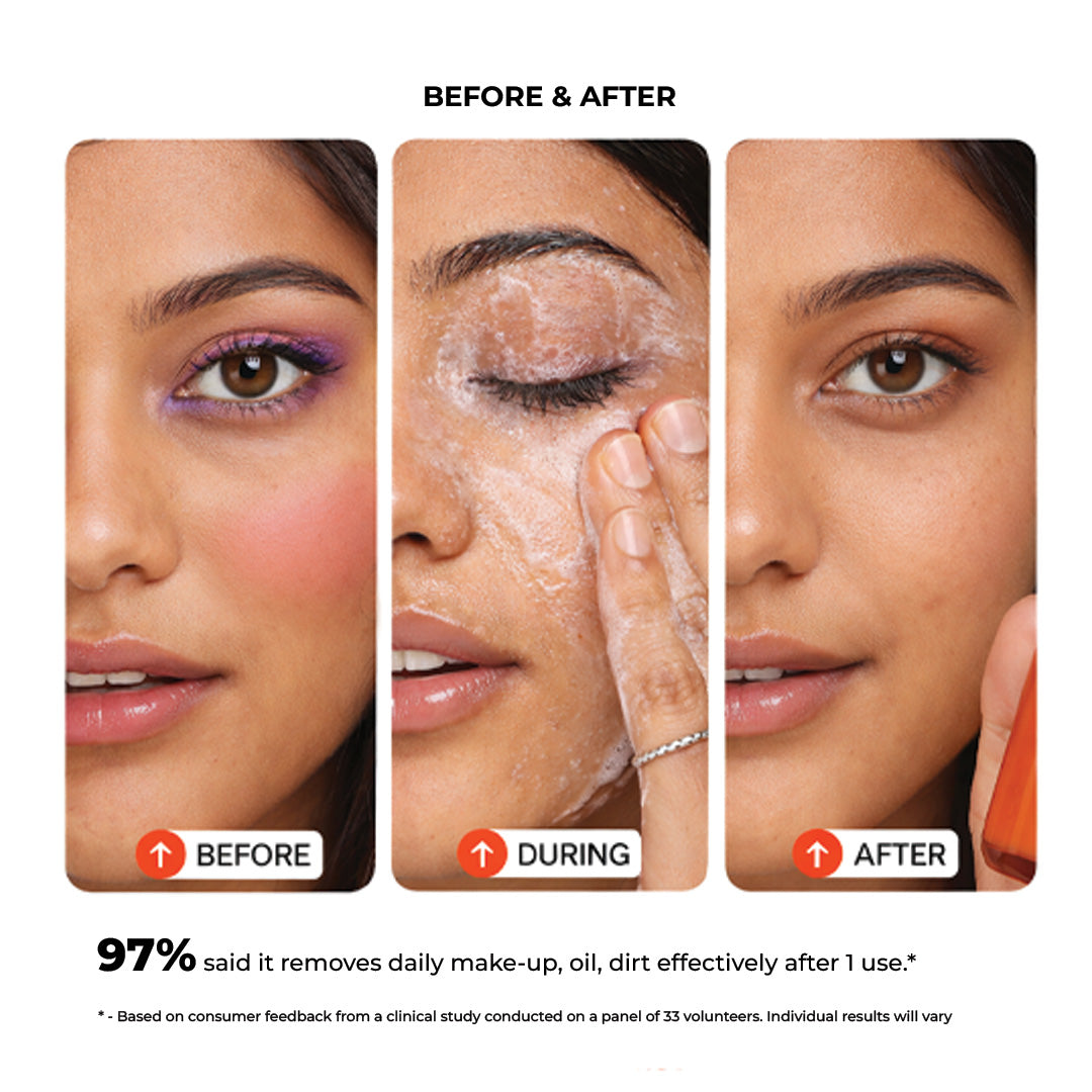 Soap Free Micellar Water Face Wash. Removes Daily Makeup