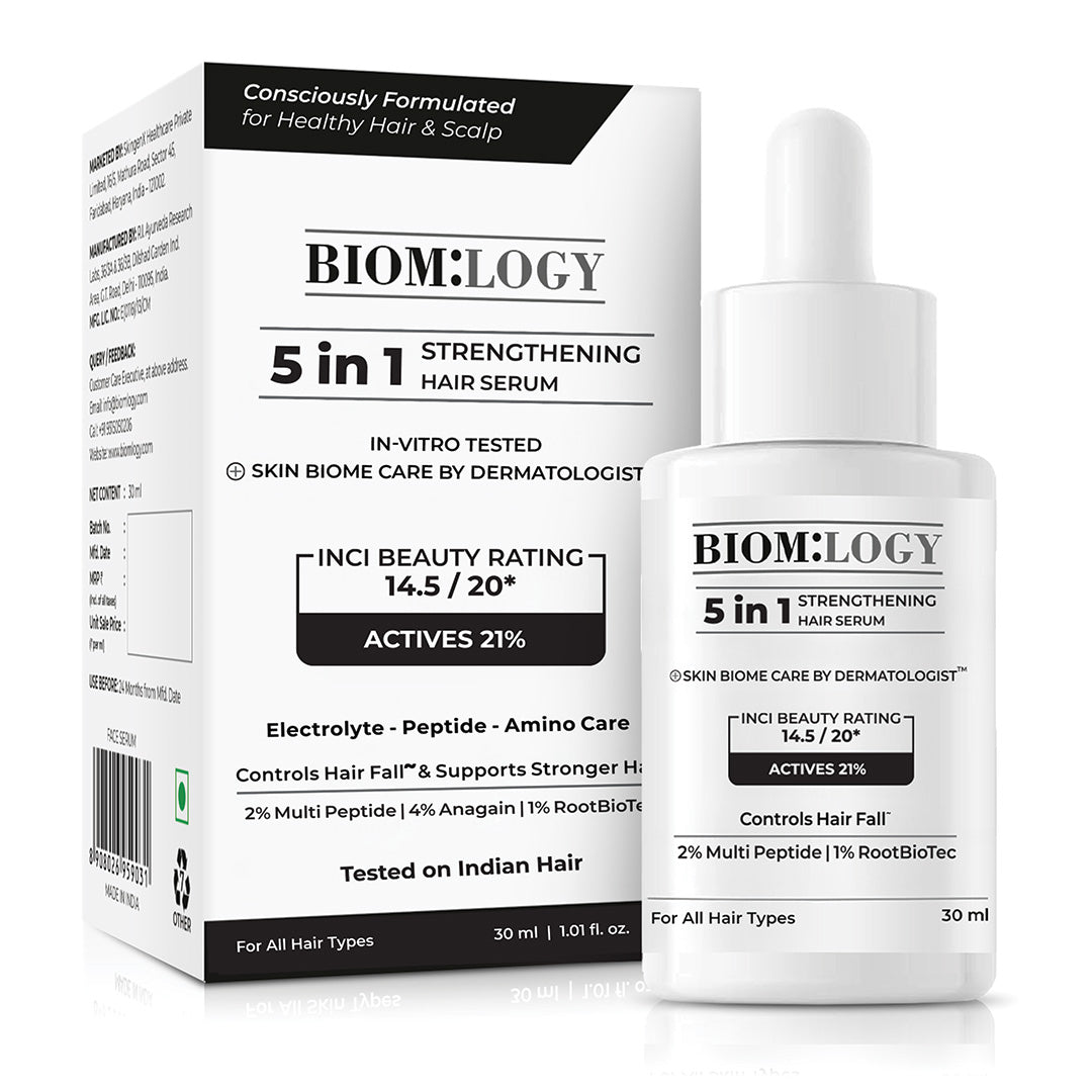 Hair Growth and Anti Hairfall Serum. 21% Actives. In Vitro Tested.