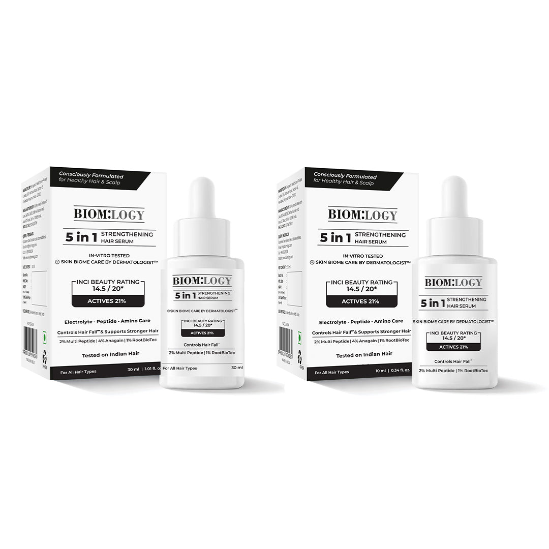 Hair Growth and Anti Hairfall Serum. 21% Actives. In Vitro Tested.