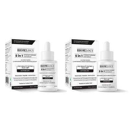 Hair Growth and Anti Hairfall Serum. 21% Actives. In Vitro Tested.