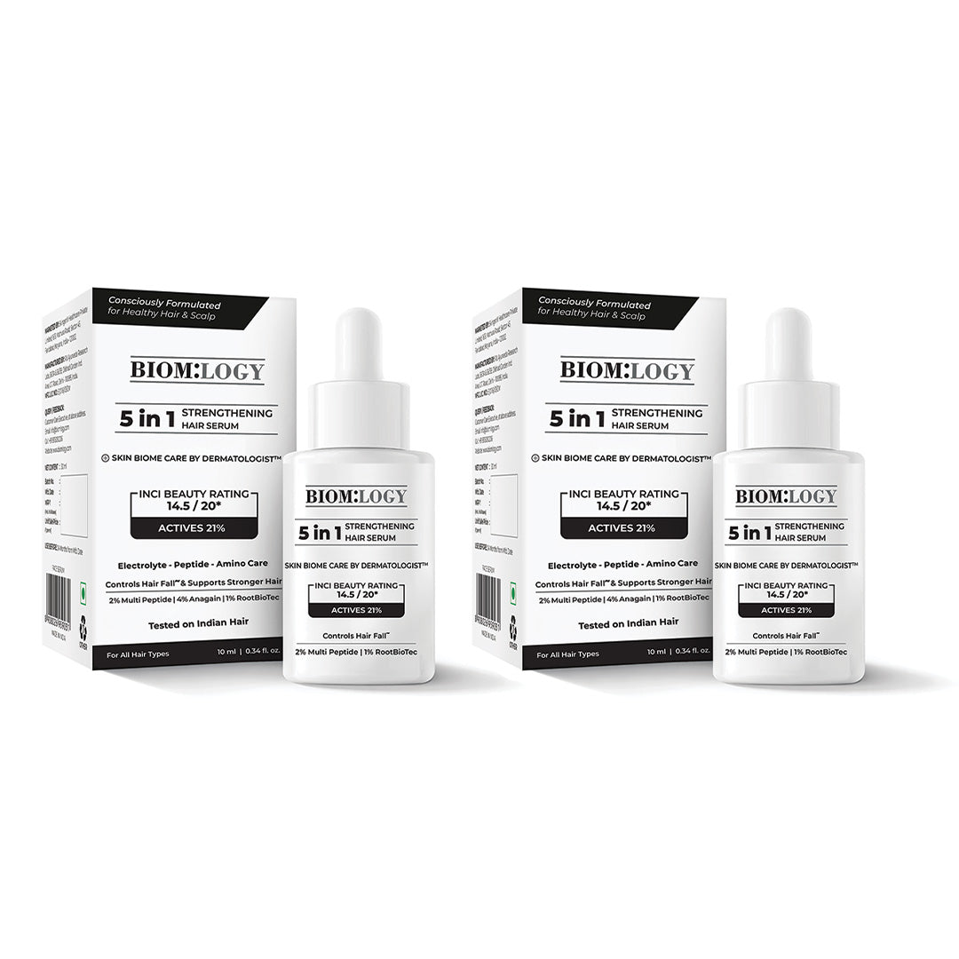 Hair Growth and Anti Hairfall Serum. 21% Actives. In Vitro Tested.